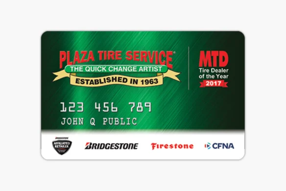 Plaza Tire Service Credit Card